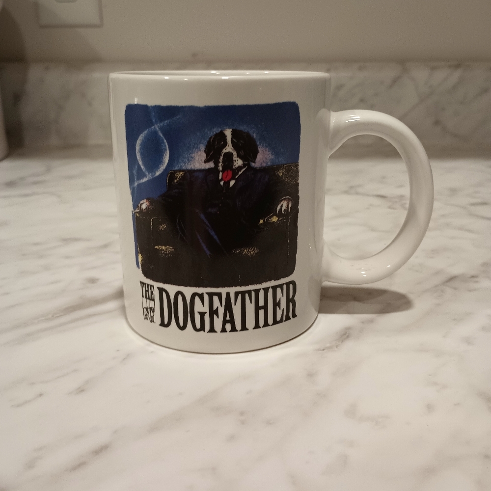 The Dogfather coffee cup
